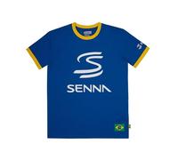 Ayrton Senna T-shirt con logo F1 Legacy