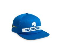 Ayrton Senna Ufficiale Cappello 1984 Originale Imbottito Baseball Cap Blu Navy