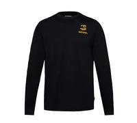 Ayrton Senna Ufficiale Formula 1 Uomo Legacy Logo Manica Lunga T-Shirt Tee Navy