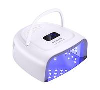 Ayshone Lampada LED ricaricabile per unghie in gel, 60 W, senza fili UV LED, per unghie in gel, con manico di sollevamento, schermo LCD