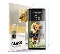 AYSOW Pezzi Pellicola Protettiva Compatibile con Sony Xperia 5 III 5G Vetro temperato 0.3mm 9H Durezza 2.5D Film, Anti Graffio, Bolla libera 3 pezzi