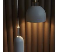 AYTM Lampada a sospensione Luceo, rotonda, bianca, Ø 28 cm AYTM