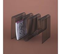 AYTM Portariviste Curva, nero, larghezza 40 cm, acciaio AYTM