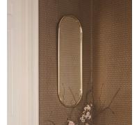 AYTM Specchio Angui, color oro, altezza 78 cm, vetro, acciaio AYTM