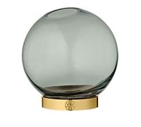 AYTM - Vaso a globo con supporto, Ø 10 cm - Forest/Gold
