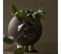 AYTM Vaso da fiori Globe, Ø 30 cm, nero, alluminio, acciaio AYTM