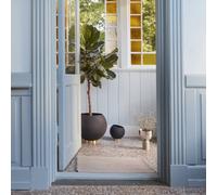 AYTM Vaso da fiori Globe, Ø 37 cm, nero, alluminio, acciaio AYTM