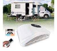 AYUE Climatizzatore camper 2 in 1 DC Climatizzatore a tetto for camper con raffreddamento e riscaldamento, climatizzatore elettrico da parcheggio climatizzatore for camper for auto camion camper escav