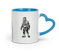 AYUEHBN ceramica Tazze con manici Subacqueo Immersioni Sport estremi Stanza dei ragazzi （11oz/320ml） Regalo per uomo o donna Blu