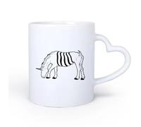 AYUEHBN Tazze da caffè in ceramica bianca Fiaba di unicorno e pony animale 11oz/320ml Caffè, tè, latte macchiato, latte, cacao, succhi di frutta e altre bevande calde