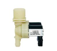 AYUNGOV Elettrovalvola di Ingresso Acqua elettrica Compatibile con Lavatrice Candy 41018989 41020418 220V Ricambi for Lavatrice Automatica Wave