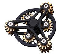AYUNJIE Fidget Hand Spinner, Ansia ADHD Stress Sollievo Dito Giocattoli per Bambini e Adulti, Silenzioso Scrivania Metallo Lega Spinner Fidget Giocattoli per la Scuola Home Office (nero)