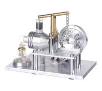 AYUNJIE Kit Motore Stirling, Equilibrio Metallo Stirling Motore Generatore Modello Generatore di Elettricità Motore, Esperimento Fisico Regalo per Adulti e Bambini