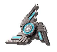 AYUNJIE Luminoso Dito Spinner Giocattoli, Dito Giroscopio Giocattolo Anti-ansia Fidget Mano Spinner, Alleviare lo Stress Noia ADHD Autismo, Fidget Sensoriale Giocattolo (B,Blu)