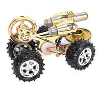 AYUNJIE Stirling Engine Model Kit, giocattolo di fisica pratica in lega di zinco squisito per oggetti di scena dimostrativi per studenti per l'apprendimento fisico/meccanico per insegnanti