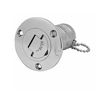 Ayunwei 1-1/2 '' Deck Acqua Riempimento/Riempitore per Barca con Keyless Cap Marine Lucido 316 Tappo di Riempimento in Acciaio Inox per Yacht Trucks Trattori