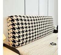 AYUOEODM Copri Testiera Letto Matrimoniale/Singolo/una Piazza E Mezza Fantasia,Universale Copritestiera Letto Elastico Stampa Tinta Unita,Per Testata Letto Imbottita(I,110cm-130cm)