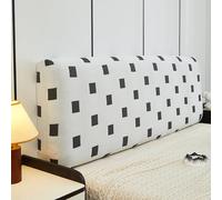 AYUOEODM Copri Testiera Letto Matrimoniale/Singolo/Una Piazza E Mezza Fantasia,Universale Copritestiera Letto Elastico Stampa Tinta Unita,per Testata Letto Imbottita(B,210cm-230cm)