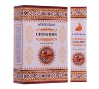 Ayurvedic Cannella Masala Incenso Stick Laminato a Mano Fragranza Agrabatti...