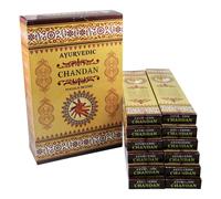 Ayurvedic Chandan Masala Incense Stick Laminato a Mano Fragranza Agrabatti Bo...