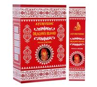 Ayurvedic Dragon Blood Masala Incense Stick Fragranza arrotolata a mano Agrab...