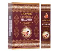 Ayurvedic Relaxation Masala Incenso Stick Agarbatti Confezione da 12X15g Ogni...