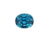 AYUSH GEMS - Pietra di zircone blu naturale da 4,50 carati I Certificato di laboratorio, pietra preziosa zircone blu energizzata, qualità AAA+, pietra preziosa sciolta, zirconi blu, pietra, Pietra