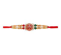 AYUSHNAIK Set di 1 filo Rakhi colorato di alta qualità, regalo Rakhi per fratello, regalo Raksha Bandha per tuo fratello, braccialetto Rakhi per fratelli, padri, Bhabhi, Bhaiya
