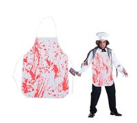 AYV Grembiule Horror Bloody Novità, Costume da Macellaio Insanguinato, Halloween Festa in Costume, Disguise