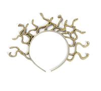 AYV Medusa Copricapo,Donna Serpente Copricapo,Dopricapo Halloween Serpente,Serpenti Halloween Party Copricapo,Medusa Costume Accessori,Carnevale Copricapo Serpente,Feste Serpente Copricapo(Golden)