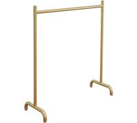 AYVADA Espositori semplici in Metallo Color Oro per Negozi di Abbigliamento, Appendiabiti Moderni, indipendenti per Appendere i Vestiti, Robusto Appendiabiti, espositore da Pavimento per