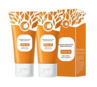 AYVROUP Orange Exfoliating Gel lf16-35,Gentle Exfoliating Orange Detergente Viso,Rimuove le Cellule Morte Della Pelle,Migliora la Consistenza Della Pelle(2 pièces)