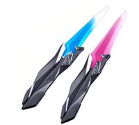 AYVRUOP 2 pezzi Coltello Valorant Singularity, blu sfumato e rosa sfumato, Giocattoli da gioco