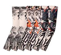 AYVRUOP 6 Pezzo Arm Sleeve Gaming,Manicotti di Protezione Solare UV OutdoorEssentials,Protezione Solare per Braccio a Fiori da Uomo, Regalo da Uomo