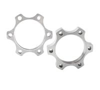 AYVRUOP Adattatore Per Mozzo Bici 44 mm,2 pezzi Adattatore Per Rotore 6 Bulloni Mozzo Bici Disco Adattatore Freno Centrale Mozzi Filettati a Ruota Libera Per Bici Adattatore