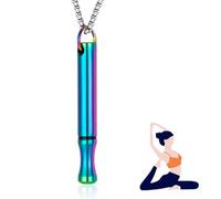 AYVRUOP Collana Respiratoria per Smettere di Fumare,Collana per Smettere di Fumare,Collana Respiratoria per Ansia,Stress, Attacchi di Panico Sollievo Meditazione, 1 pezzo