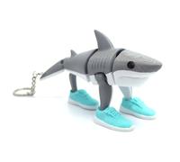 AYVRUOP Tralalero Tralala Italian brainrot toy, cervello italiano stampato in 3D Animali rossi, figura da collezione, per la raccolta e la decorazione