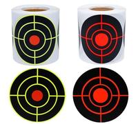 AYWFEY 200 Pcs Splatter Target Stickers, 3 pollici Air Gun Reactive Target, giallo e rosso