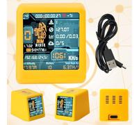 AYWHP 1060 KH/s Nerdminer V2 Bitcoin Miner, Nerd Miner V2 Display intelligente con ESP32 e orologio da tavolo Bitcoin Miner BTC Solo Lottery Miner Bitcoin Crypto Lottery Miner compatibile con Nerd