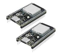 AYWHP 2PCS 30PIN Nodemcu ESP32 CH340 Schede di sviluppo, ESP 30 Pins ESP ESP WROOM 32D Modulo 2.4 GHz WIFI + Bluetooth Basso consumo Typ-C Interfaccia Compatibile con Arduino
