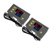 AYWHP 2PCS W3230 DC 12V Regolatore di temperatura digitale, interruttore di controllo termostato display LED 20 A con sonda sensori NTC 10K, intervallo da -50 ℃ a 110 ℃