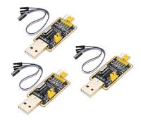 AYWHP 3 adattatori UART-TTL USB CH340G con convertitore, 3,3 V/5 V UART-TTL USB con cavo jumper compatibile con Arduino