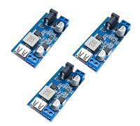 AYWHP 3PCS Convertitore DC-DC 24V/12V a 5V 5A, Convertitore Step Down, Alimentatore Step Down Buck, Convertitore di Tensione 12V 5V, Modulo Step Down con Chip di Riconoscimento di Ricarica Rapida