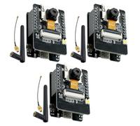 AYWHP 3PCS ESP32 CAM WiFi Bluetooth Board,ESP32 CAM MB Entwicklungsplatine ESP32 Dual-Core mit Kamera 2640 + 2,4 G Antennen IPEX, Micro USB, mit Steckplatz für TF-Karte, kompatibel mit Arduino