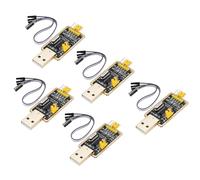 AYWHP 5 adattatori UART-TTL USB CH340G con convertitore, 3,3 V/5 V UART-TTL USB con cavo jumper compatibile con Arduino