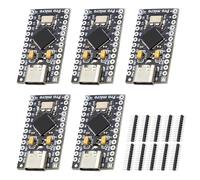 AYWHP 5 PCS Pro Micro con scheda di sviluppo chip 32u4 Pro Micro Pro Mini 5 V/16 MHz Scheda di sviluppo microcontroller Auto aggiornamento USB Interfaccia Type-C Compatibile con Arduino