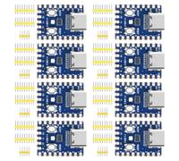 AYWHP 8 schede di sviluppo R-Pi RP2040-Zero con USB-C, Dual-Core ARM Cortex-M0+, 2 MB Flash, compatibile con Raspberry Pi Pico, supporta C/C++ e MicroPython (non saldato)