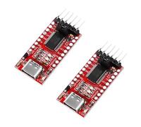 AYWHP Adattatori seriali USB-C a TTL 2 PCS FT232RL USB a TTL Adattatore seriale Module per 3,3 V e 5 V compatibile con Arduino