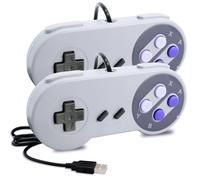 AYWHP Controller classico USB Gamepad Joypad, joystick classico USB Gamepad per ricevitore SN-ES, compatibile con PC Windows/MAC OS/Rasp Pi/console SN-ES