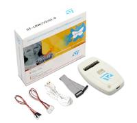 AYWHP ST-LINK/V2 CN per STM32 & STM8 - JTAG/SWD/Swim debugger/programmatore/emulatore con alimentazione USB 5 V, compatibilità ad alta velocità e indicatore di stato LED